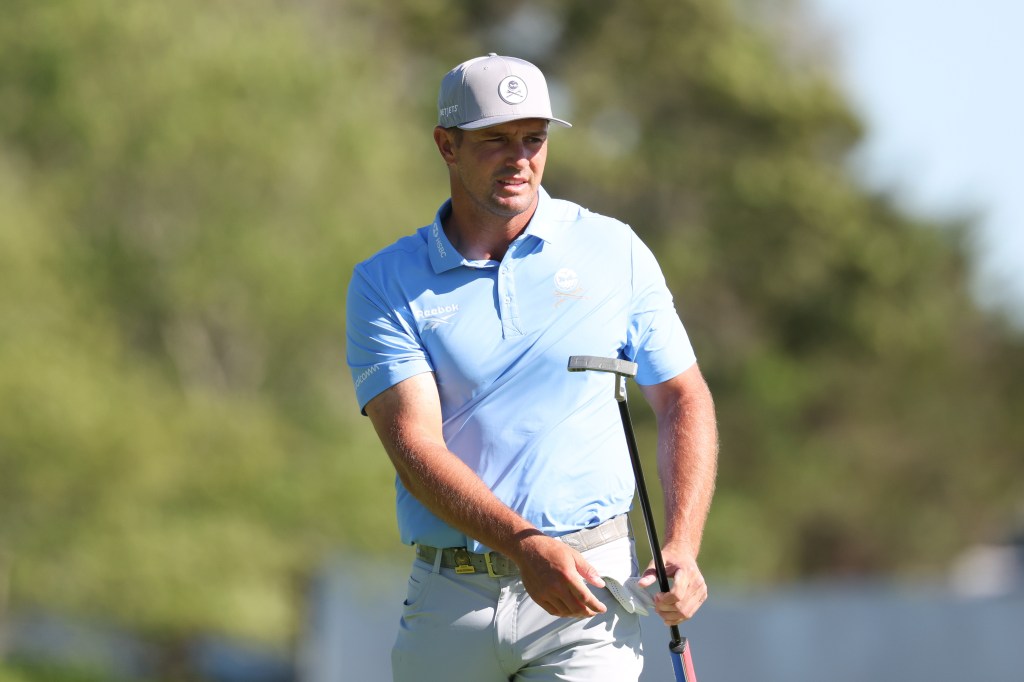 Bryson DeChambeau during a practice round for the U.S. Open golf tournament.