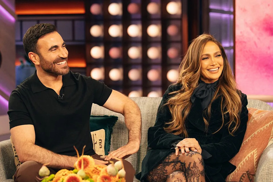 Brett Goldstein and Jennifer Lopez during an interview on 'The Kelly Clarkson Show' on June 2Credit: Getty Images