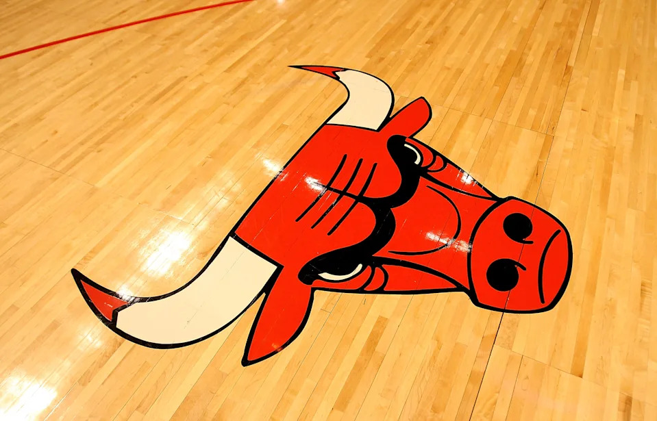 CHICAGO, IL - FEBRUARY 15: A Chicago Bulls logo is seen on the floor before a game between the Bulls and the Charlotte Bobcats at the United Center on February 15, 2011 in Chicago, Illinois. The Bulls defeated the Bobcats 106-94. NOTE TO USER: User expresJonathan Daniel/Getty Images