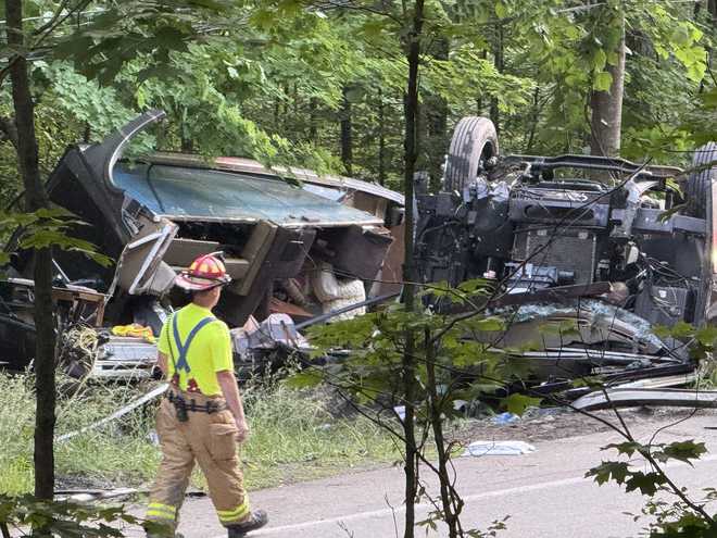 Motorhome crash Motorhome crash