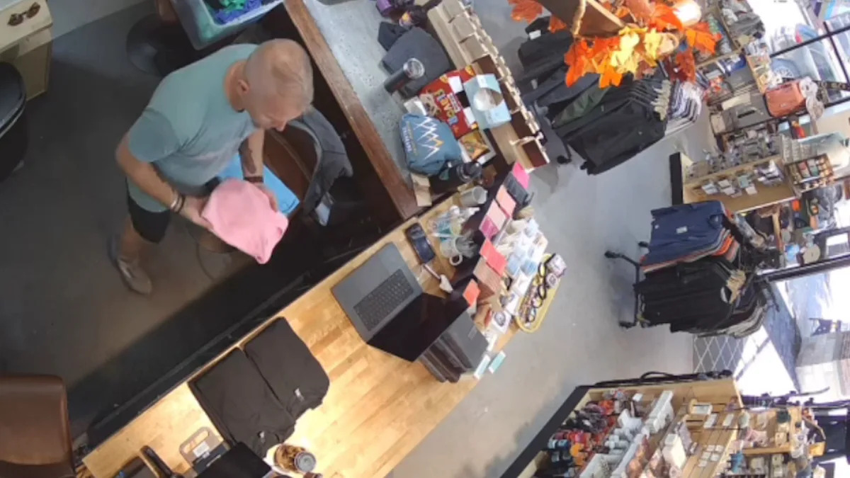 Black bear wanders through Colorado store until an employee claps it back outside