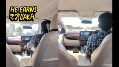 In the clip shared on X, the driver explained his entrepreneurial journey. (X/@caleb_friesen)