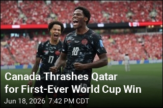 Canada Scores Its First-Ever World Cup Win