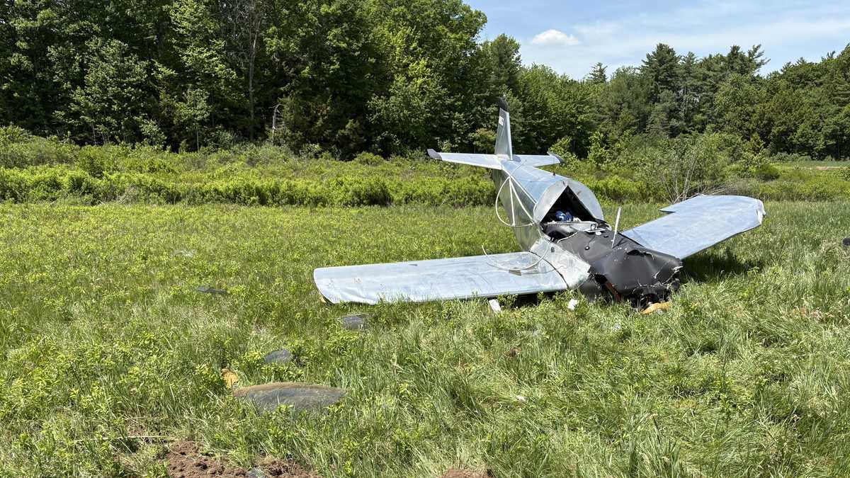 Plane crashes at Jaffrey Airport