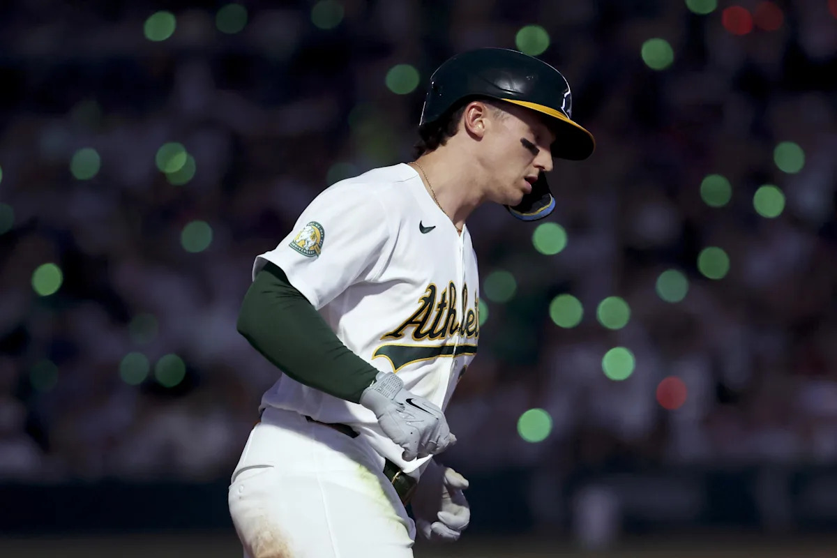 Athletics Fall Short in wild 15-14 loss in Las Vegas Opener