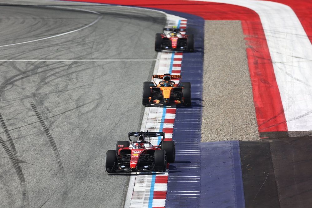 McLaren and Ferrari fell off the outright pace in Austria