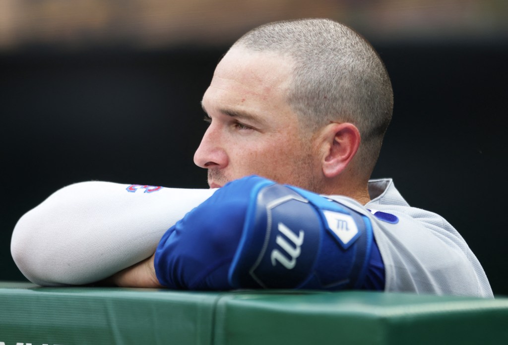 Alex Bregman in the dugout before the game.