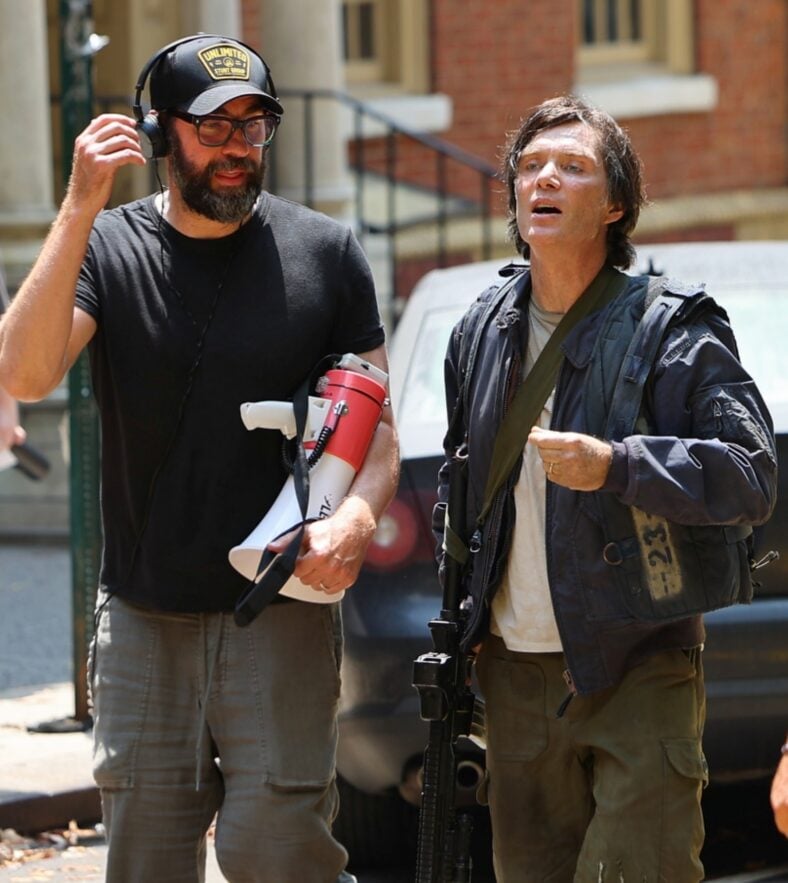 John Krasinski & Cillian Murphy film A Quiet Place 3