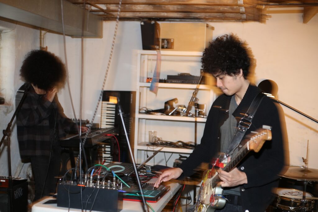 Mini Serrano and Jojo Lavina-Maldonado in their practice space.