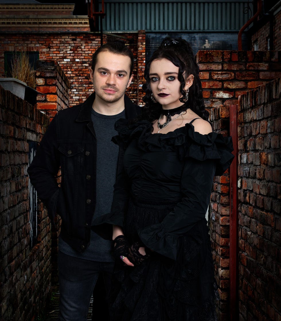 Nina Lucas and Seb Franklin, Coronation Street mollie gallagher as nina lucas and harry visinoni as seb franklin, coronation street