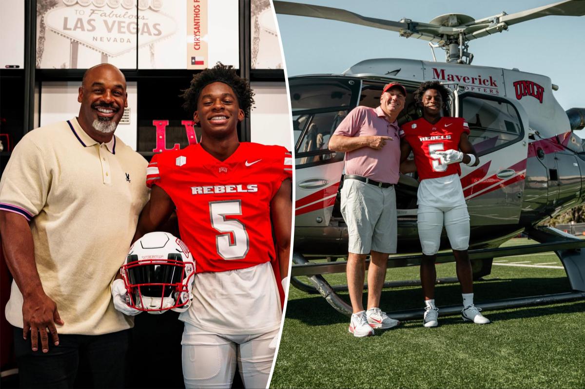 Donovan McNabb Jr. commits to UNLV for football