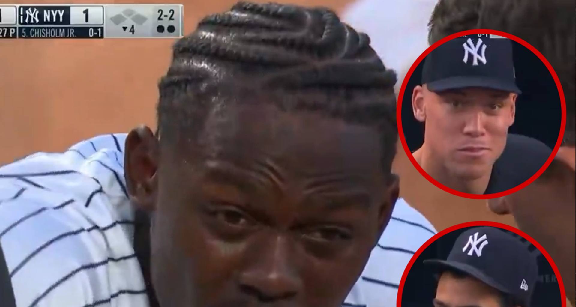 Yankees' Jazz Chisholm Fouls Ball Off Nuts, Teammates Laugh