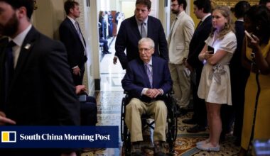 US Senator Mitch McConnell admitted to hospital for second time this year, spokesman says