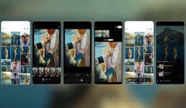 Screenshots of the VSCO Studio Pro new iOS editing app
