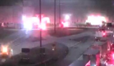 Pennsylvania Turnpike closure due to fire in Allegheny Tunnel