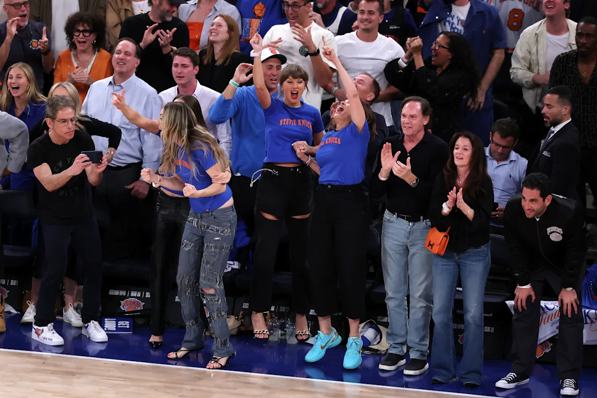 NBA Finals: Taylor Swift, Timothée Chalamet and other Knicks fans erupt at Madison Square Garden after wild Game 4 win over Spurs