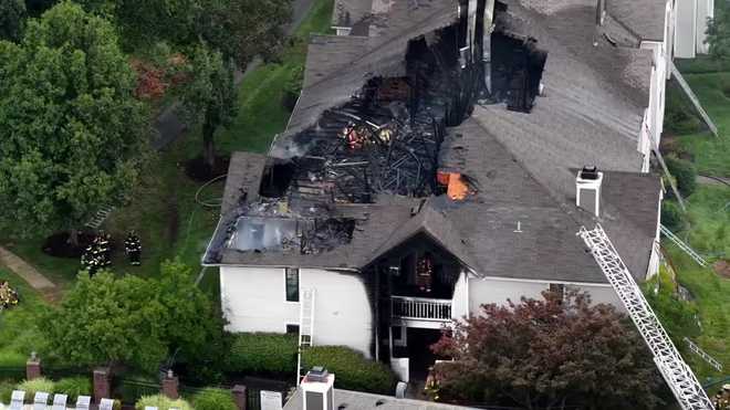 apartment fire