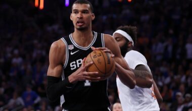 Spurs star Victor Wembanyama nearly hit by egg after loss to Knicks