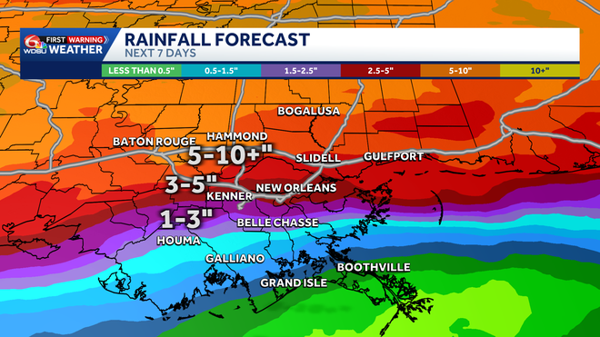 Rainfall Forecast first warning weather forecast