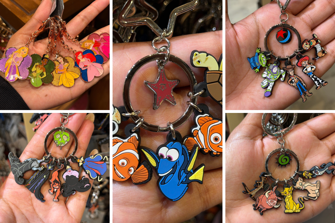 Character Keychain Sets Featuring Toy Story, Frozen, Inside Out, & More Arrive at Disneyland Resort
