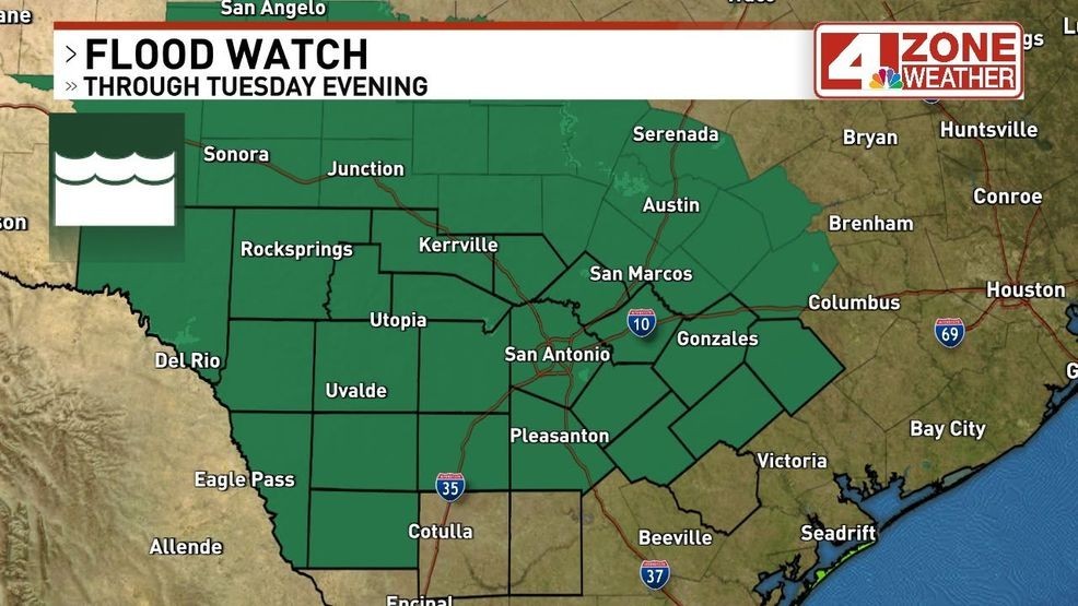 Flood Watch until Tuesday evening