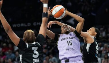 Aces surge past Valkyries 92-73 as Jackie Young shines in a 21-2 run :: WRAL.com