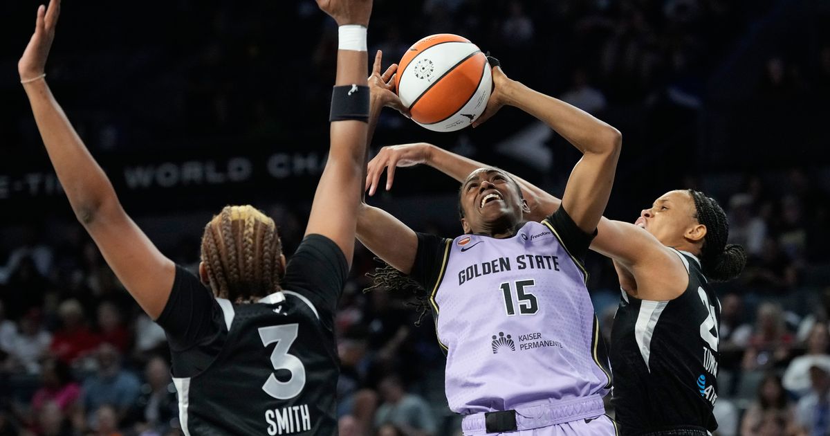 Aces surge past Valkyries 92-73 as Jackie Young shines in a 21-2 run :: WRAL.com