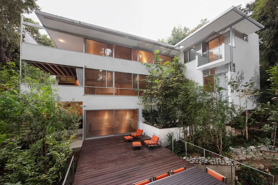 It all spills out onto a lovely private deck. Kelly Barrie/Panic Studio LA