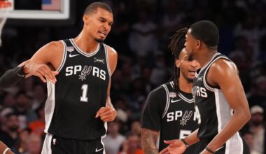 Victor Wembanyama carries Spurs to 115-111 win that cuts Knicks' NBA Finals lead to 2-1