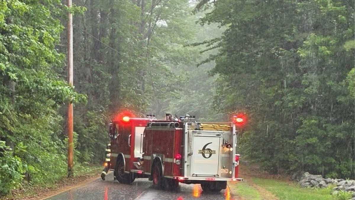 Reports of downed trees in Maine after severe storms move through