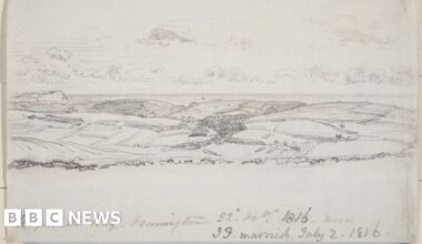 Constable sketch explored through location sounds - BBC