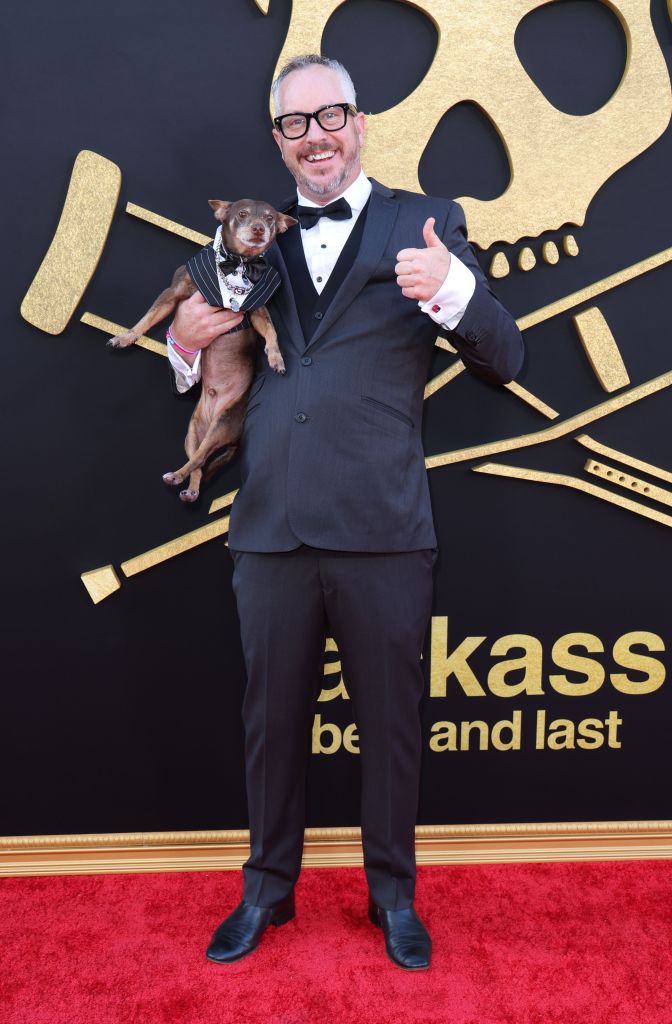 Ehren McGhehey at the 'Jackass Best and Last' Film Premiere in Los Angeles.
