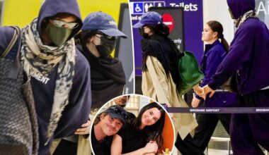 Kendall Jenner and Jacob Elordi fly under the radar at airport after Australia getaway