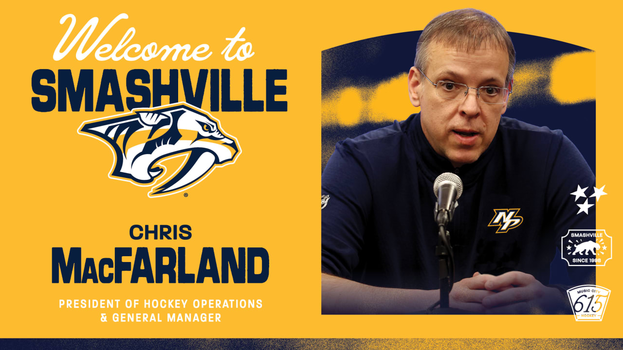 Predators Hire Chris MacFarland as President of Hockey Operations and General Manager