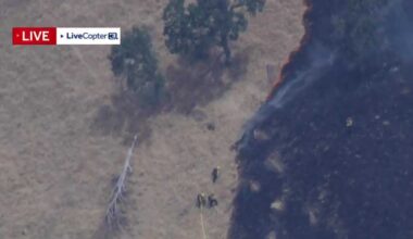 Putah Fire: Crews battle vegetation fire near Winters