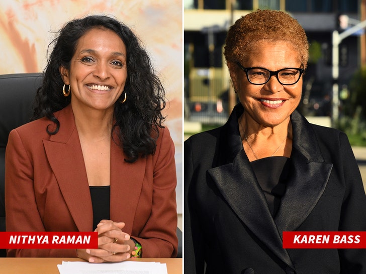 nithya raman karen bass getty