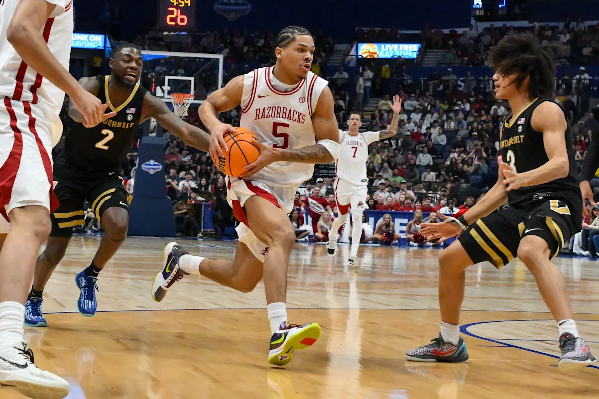Possible Nets 2026 NBA Draft pick Darius Acuff Jr. works out with team