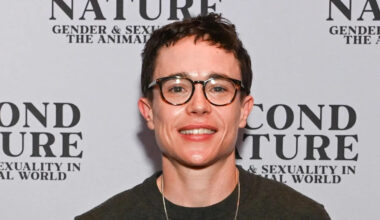 Elliot Page supported by celebrity friends after sharing rare new photo with comedian girlfriend