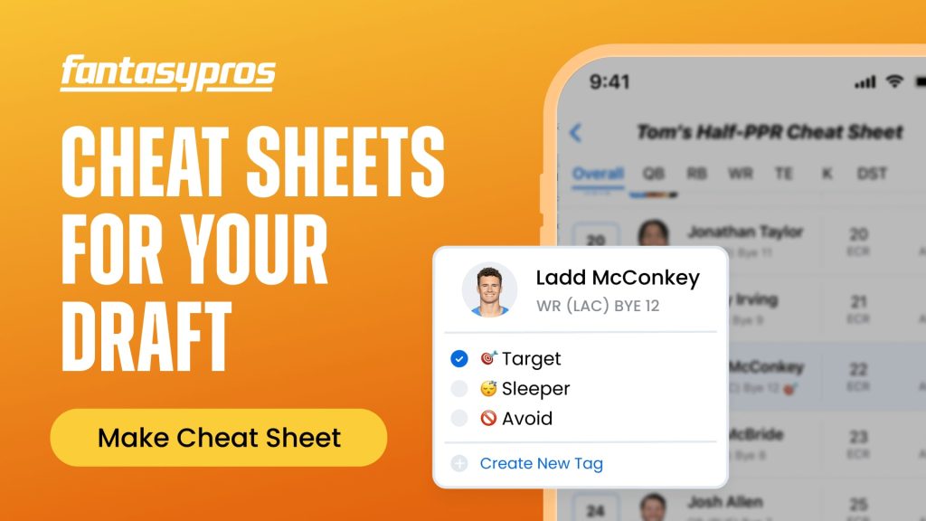 Fantasy Football Cheat Sheet Creator