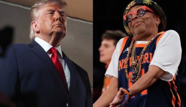 Spike Lee takes subtle dig at Trump with Knicks jersey as president watches Game 3 defeat