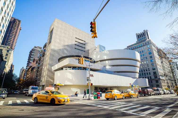 The Solomon R. Guggenheim Museum in New York.