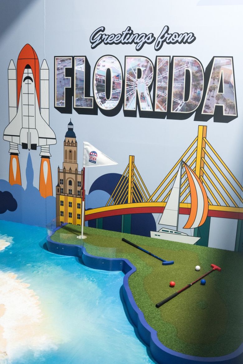 A display for Florida.