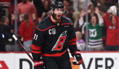 NHL EDGE stats: Jordan Staal’s case for Conn Smythe Trophy in 2026