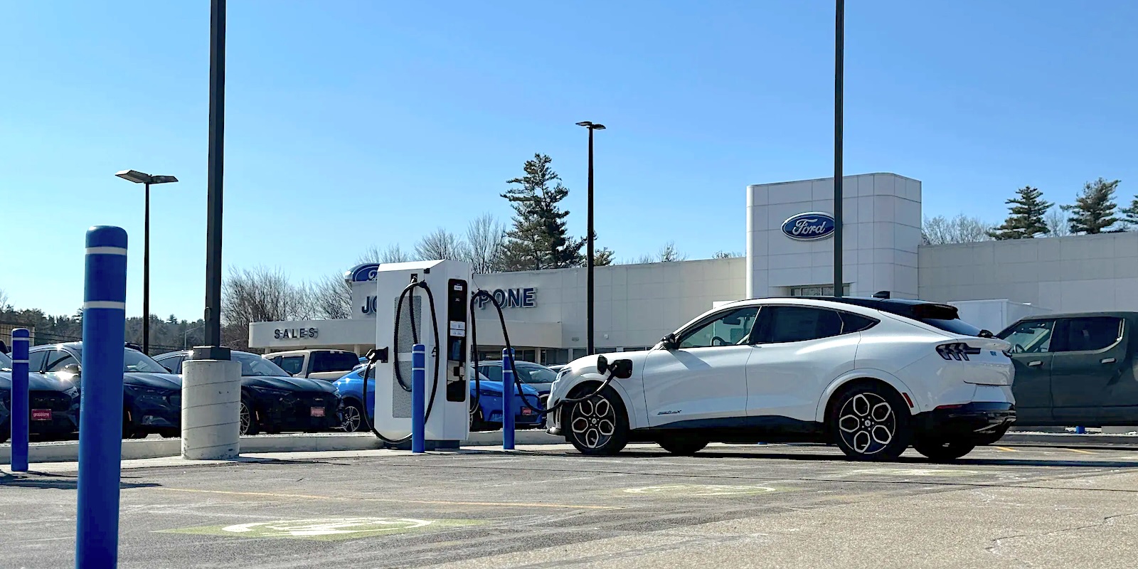23% of publicly-listed DC fast chargers across the US and Canada are "hosted" by auto dealers, so there's a good chance EV drivers will stumble across one at some point.