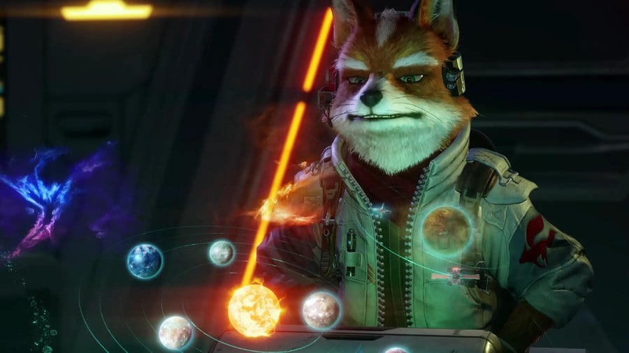 Fox looking at a map