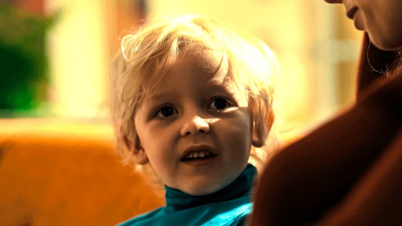 unknown actor as Franklin Richards in 'The Fantastic Four: First Steps.'