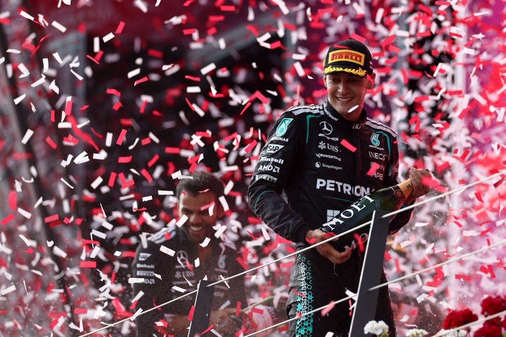 George Russell needed his Austria win as much as he needed a cold shower
