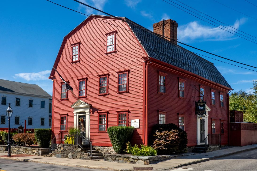 The White Horse Tavern in Newport, Rhode Island, began operating as a restaurant in 1673, a century before the colonists decided to revolt against English rule.