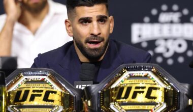 Ilia Topuria responds to Justin Gaethje’s divorce comments: ‘I’m going to put you to sleep in front of your whole family’