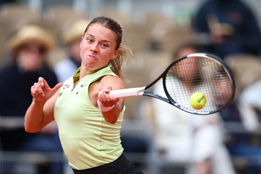 Maja Chwalińska had to go through the qualifiers to even make it to the main draw.